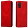 Mobigear Retro Slim Samsung Galaxy A51 Hülle Klapphülle - Rot