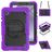 Mobigear SureGrip Xtreme Samsung Galaxy Tab A9 (2023) Hülle Kunststoff / Silikon Backcover + Schultergurt + Ständer - Lila