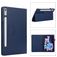 Mobigear Classic Lenovo Tab P11 Pro Gen 2 Hülle Klapphülle + Stifthalter - Dunkelblau
