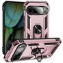 Mobigear Armor Ring Google Pixel 9 Hülle Hardcase Backcover Stoßfest mit Ringhalter - Roségold