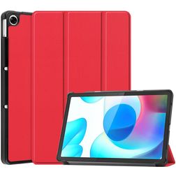 Mobigear Tri-Fold Realme Pad 10.4 (2021) Hülle Klapphülle - Rot