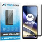 Mobigear Premium Motorola Moto G31 Panzerglas Gehärtetes Glas Displayschutz - Hüllenfreundlich - Schwarz
