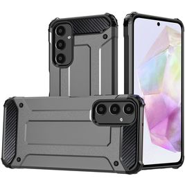 Mobigear Outdoor Samsung Galaxy A35 Hülle Hardcase Backcover Stoßfest - Grau