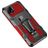 Mobigear Armor Stand Realme C21 Hülle Hardcase Backcover Stoßfest mit Ständer - Schwarz / Rot