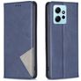 Mobigear Rhombus Slim Xiaomi Redmi Note 12 Hülle Klapphülle - Blau