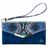 Mobilize Gelly Velvet iPhone X Hülle 2in1 Clutch (herausnehmbar) - Royal Blue Snake