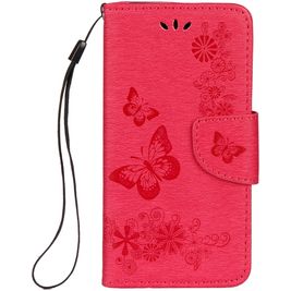 Mobigear Butterfly iPhone XS Hülle Klapphülle Geldbörse - Rot Mobigear Butterfly iPhone XS Hülle Klapphülle Geldbörse - Rot