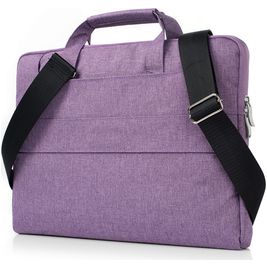 Mobigear Denim Zipper Laptop Umhängetasche 11 - 12 Zoll Laptoptasche - Lila