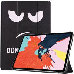 Mobigear Tri-Fold iPad Air 4 (2020) Hülle Klapphülle - Do Not Touch