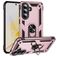 Mobigear Armor ring Samsung Galaxy A57 Hülle Hardcase Backcover Stoßfest mit Ringhalter - Roségold