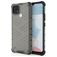 Mobigear Honeycomb Realme C21 Hülle Hardcase Backcover Stoßfest - Schwarz