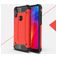 Mobigear Outdoor Motorola One Power Hülle Hardcase Backcover Stoßfest - Rot