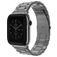 Mobigear Antwerp Edelstahl Apple Watch Armband Faltschließe - 42/41/40/38 mm - Grau