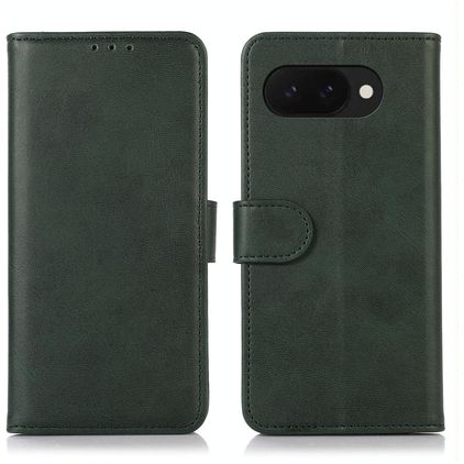 Mobigear Wallet Google Pixel 9a Hülle Klapphülle Geldbörse - Grün