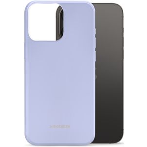 Mobilize Rubber Gelly iPhone 14 Pro Max Hülle Flexibles TPU Backcover - Pastel Purple