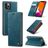 Caseme 013 iPhone 12 Pro Max Hülle Klapphülle Geldbörse - Blau