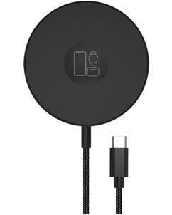 Mobilize 3in1 Magnetic es Ladegerät USB-C 1 Meter 15W - Schwarz