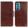 Mobigear Classy Motorola Edge 30 Hülle Klapphülle Geldbörse - Braun