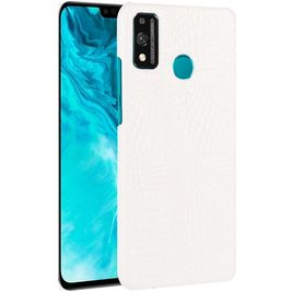 Mobigear Croco HONOR 9X Lite Hülle Hardcase Backcover - Weiß