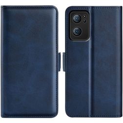Mobigear Slim Magnet OPPO Find X5 Lite Hülle Klapphülle Geldbörse - Dunkelblau
