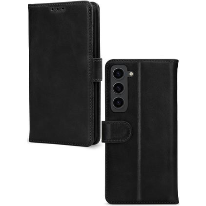 Mobilize Premium Gelly Wallet Samsung Galaxy S23 Hülle Klapphülle Geldbörse - Schwarz