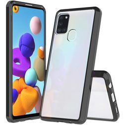 Mobigear Crystal Samsung Galaxy A21s Hülle Hardcase Backcover - Schwarz / Transparent