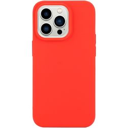 Mobigear Colors iPhone 14 Pro Max Hülle Flexibles TPU Backcover - Rot