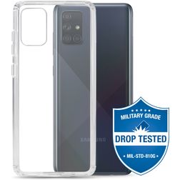 Mobilize Naked Protection Durchsichtig Samsung Galaxy A71 Hülle Hardcase Backcover Stoßfest - Transparent