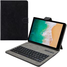 Mobilize Premium Bluetooth iPad Air 1 (2013) Hülle QWERTY Bluetooth Tastatur Klapphülle - Schwarz