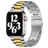 Mobigear Antwerp Edelstahl Apple Watch Armband Faltschließe - 42/41/40/38 mm - Gold / Silber
