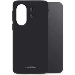 Mobilize Rubber Gelly Vivo X200 FE Hülle Flexibles TPU Backcover - Schwarz