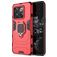 Mobigear Armor Ring OnePlus 10T Hülle Hardcase Backcover Stoßfest mit Ringhalter - Rot