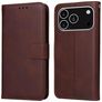 Mobigear Wallet iPhone 17 Pro Hülle Klapphülle Geldbörse - Braun
