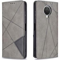 Mobigear Rhombus Slim Nokia G10 Klapphülle - Grau