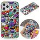 Mobigear Design iPhone 12 Pro Hülle Flexibles TPU Backcover - Graffiti