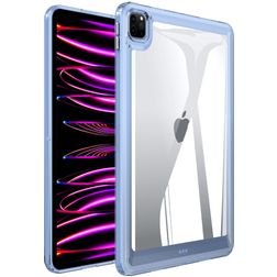 Mobigear Crystal iPad Pro 11 Zoll (2020) Hardcase Hülle Backcover - Transparent / Blau