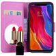 Mobigear Butterfly Xiaomi Mi 8 SE Hülle Klapphülle Geldbörse - Lila