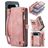 CaseMe 008 Google Pixel 9 Pro XL Hülle Abnehmbare 2in1 Klapphülle Geldbörse - Pink