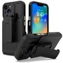 Mobigear Explorer iPhone 14 Plus Hülle Hardcase Backcover Stoßfest mit Ständer - Schwarz