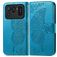 Mobigear Butterfly POCO C40 Hülle Klapphülle Geldbörse - Blau