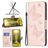 Mobigear Butterfly Nokia G21 Hülle Klapphülle Geldbörse - Roségold