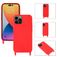 Mobigear Lanyard iPhone 14 Pro Max Silikon Handykette - Rot
