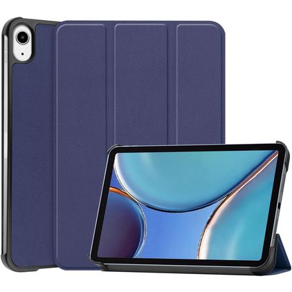 Mobigear Tri-Fold iPad Mini 7 (2024) Hülle Klapphülle - Dunkelblau