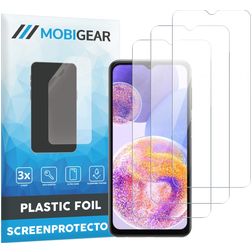 Mobigear Samsung Galaxy A23 Displayschutz Schutzfolie - Hüllenfreundlich (3er Pack)