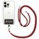 Mobigear Lanyard Universal-Handykette einstellbar - Weinrot