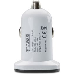 Xccess Dual USB Autoladegerät 2,1A - Weiß