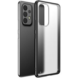 Mobigear Shockproof Samsung Galaxy A73 Hülle Hardcase Backcover Stoßfest - Schwarz