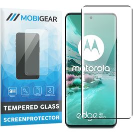 Mobigear Premium Motorola Edge 40 Neo Panzerglas Gehärtetes Glas Displayschutz - Hüllenfreundlich