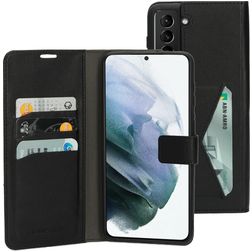 Mobiparts Classic Wallet Samsung Galaxy S21 Plus Hülle Klapphülle Geldbörse - Schwarz