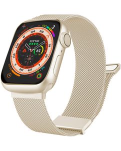 Mobigear Luxury Loop Milanaise Apple Watch Armband Magnetverschluss - 42/41/40/38 mm - Polarstern